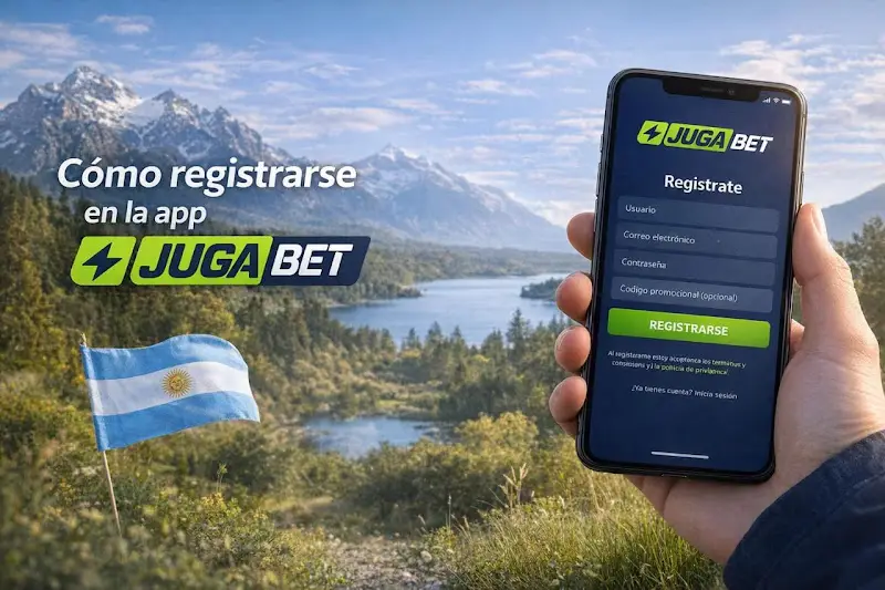 Cómo registrarse en la app JugaBet Argentina